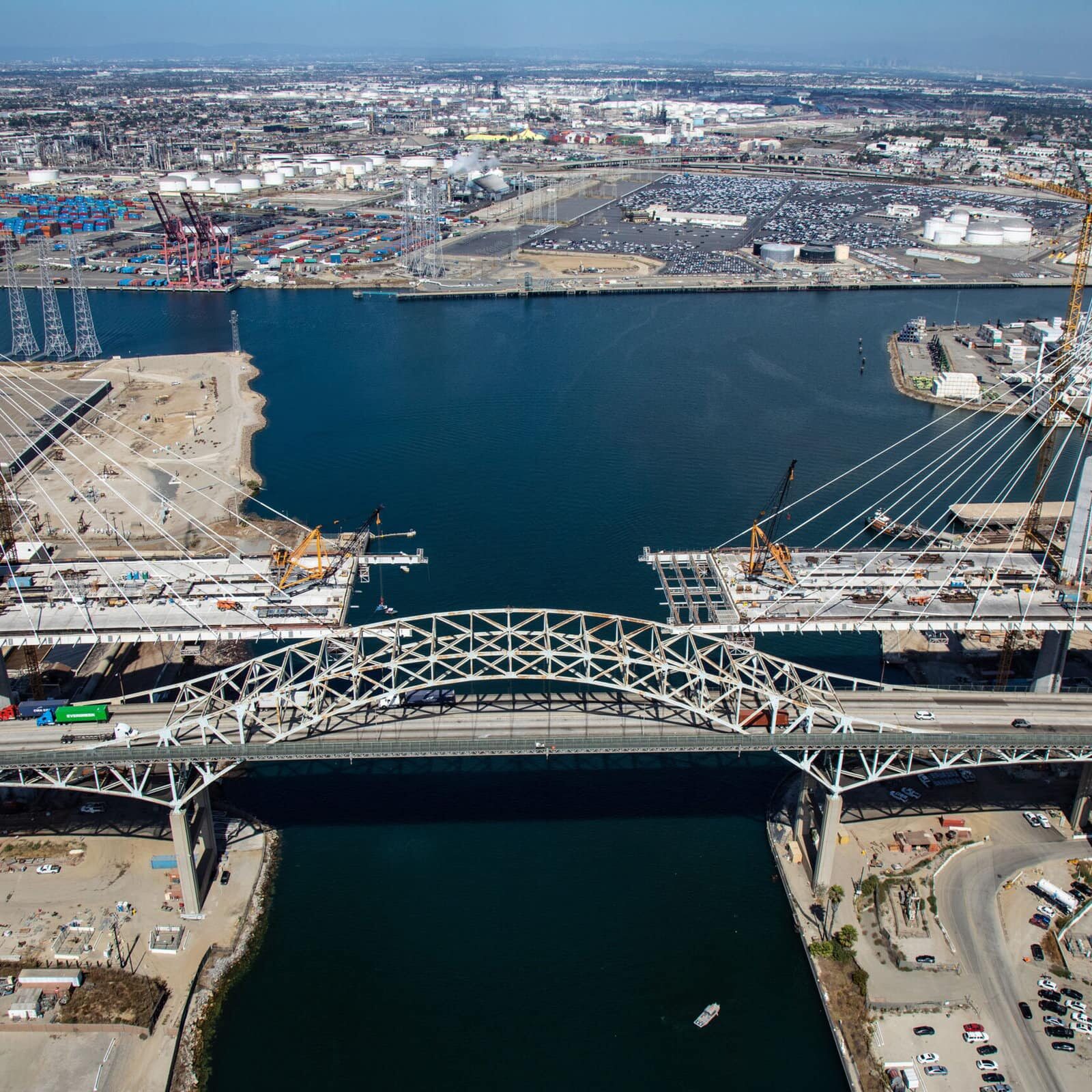 Long Beach International Gateway Bridge takes Shape Long Beach International Gateway Bridge takes Shape